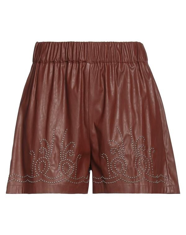 ピンコ レディース ボトムス ハーフパンツ・ショーツ ショートパンツバミューダパンツ PINKO Brown ブラウン