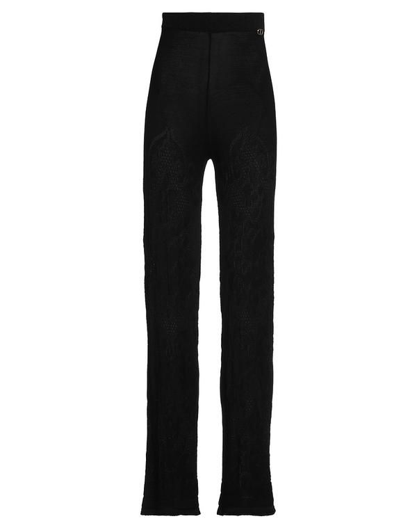 ツインセット レディース ボトムス カジュアルパンツ ワイドパンツ TWINSET Black ブラック
