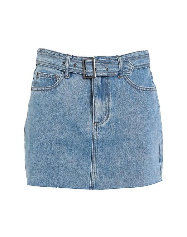 ゲス レディース ボトムスカート GUESS Blue ブルー
