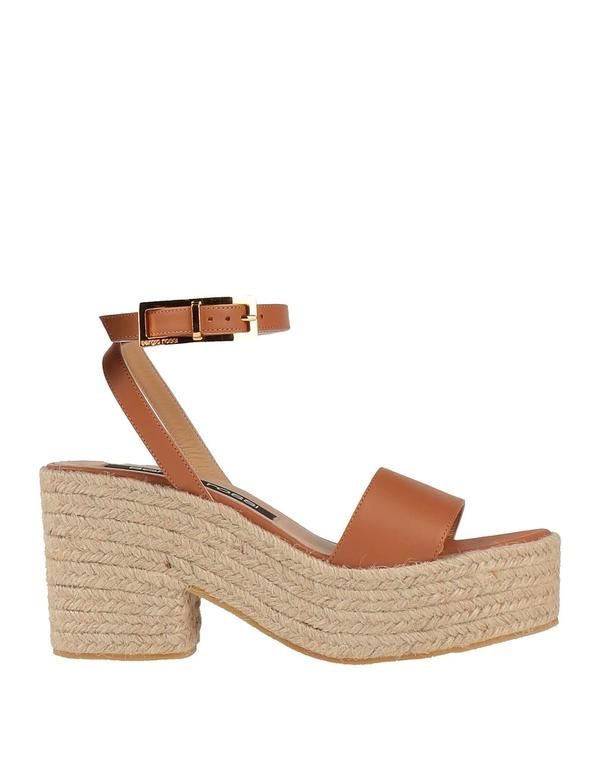 セルジオロッシ レディース シューズ スリッポン・ローファー エスパドリーユ SERGIO ROSSI Light Brown ブラウン
