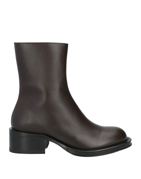 ランバン レディース シューズ ブーツ・レインブーツ ショートブーツ LANVIN Dark Brown ブラウン