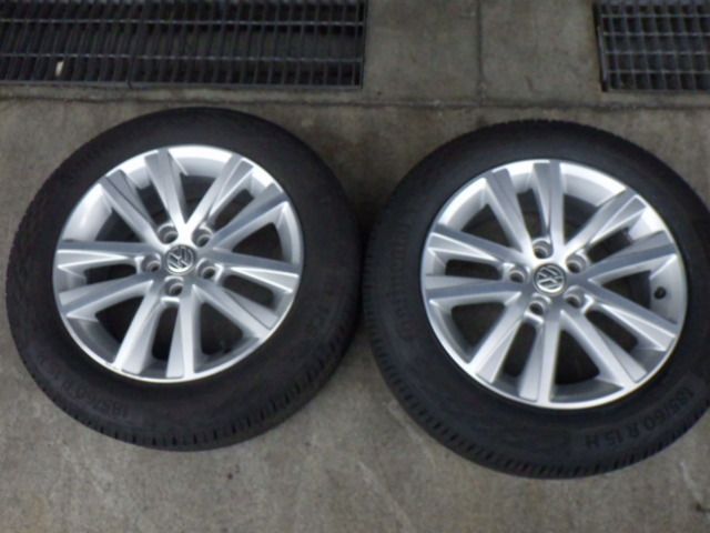 2412-535　VW/ポロ　アルミホイール＆ラジアルタイヤ　185/60R15　2024-25年　２本セット