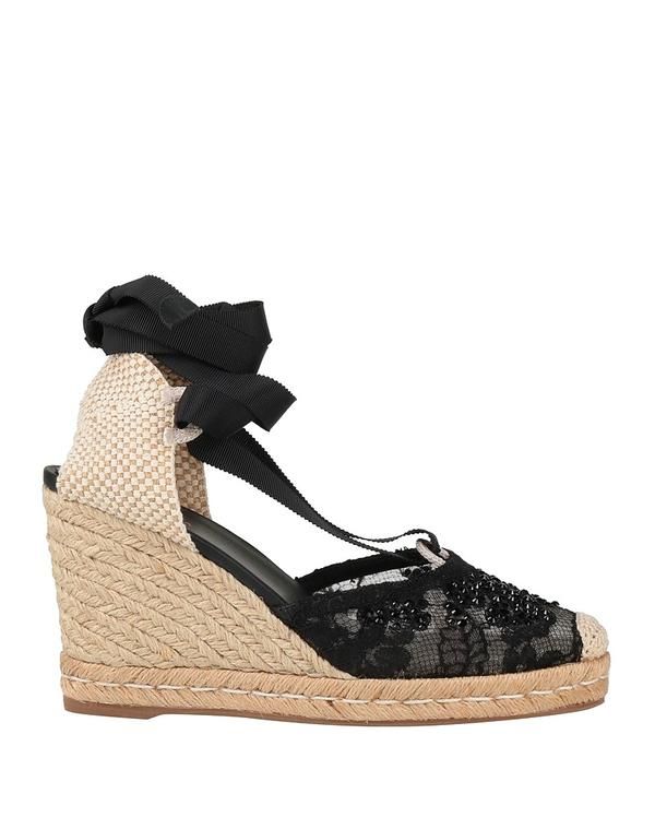 レ シーラ レディース シューズ スリッポン・ローファー エスパドリーユ LE SILLA Black ブラック