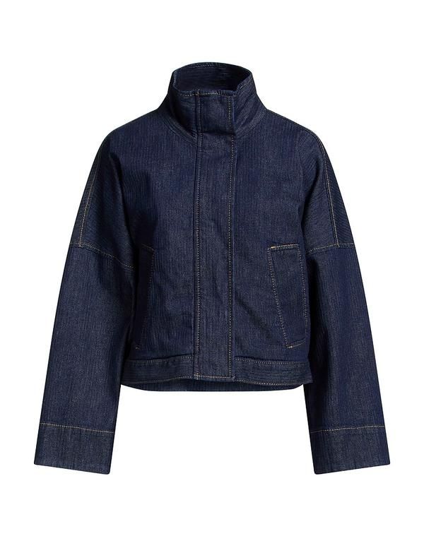 マックスアンドコー レディース アウター ジャケット・ブルゾン デニムブルゾン MAXCo Blue ブルー