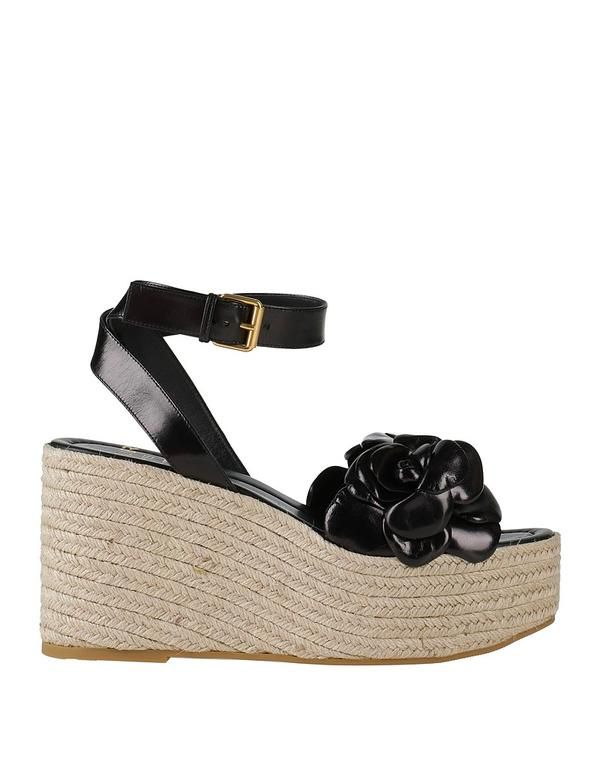 ヴァレンティノ レディース シューズ スリッポン・ローファー エスパドリーユ VALENTINO GARAVANI Black ブラック