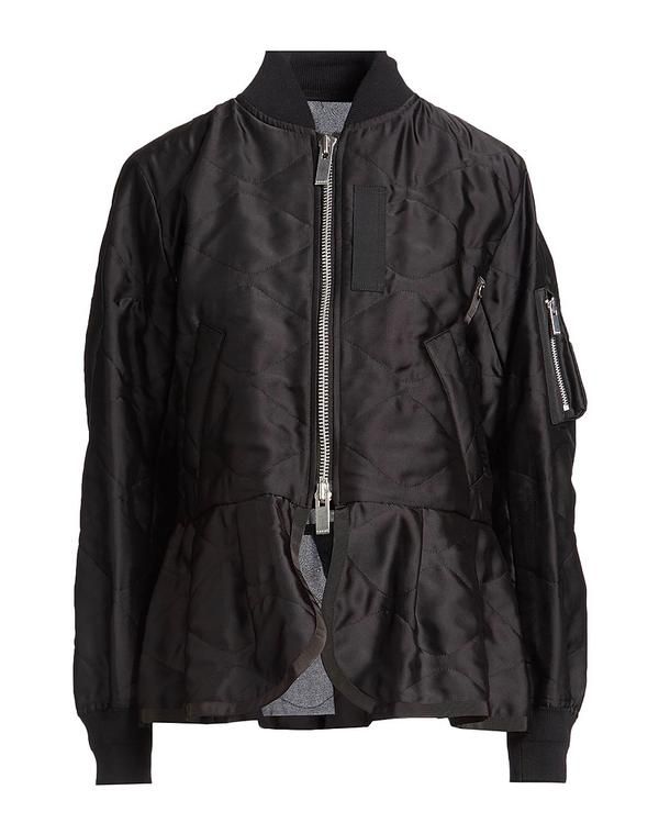 サカイ レディース アウター ジャケット・ブルゾン SACAI Black ブラック