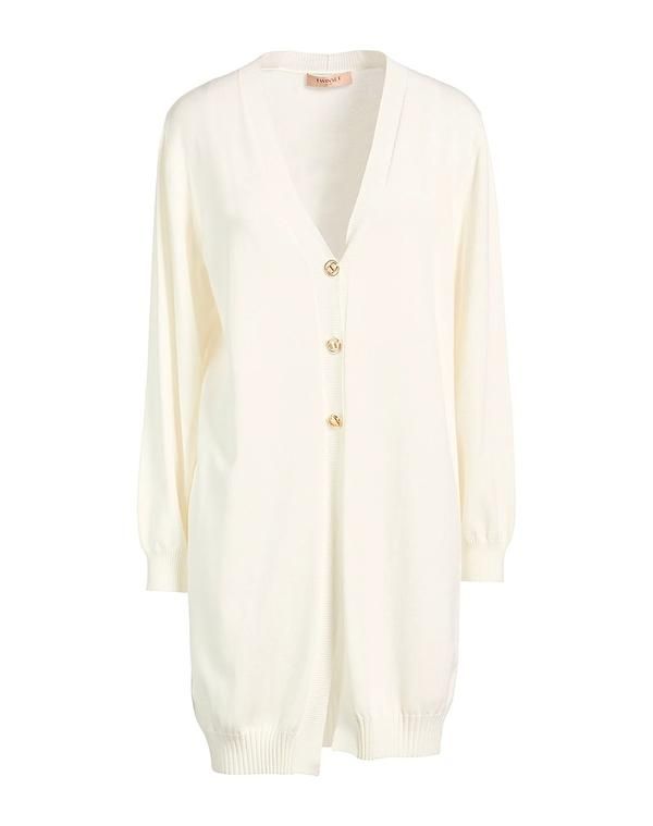 ツインセット レディース アウター カーディガン TWINSET White ホワイト
