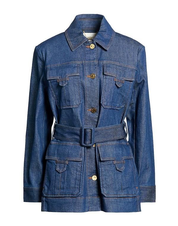 ジマーマン レディース アウター ジャケット・ブルゾン デニムブルゾン ZIMMERMANN Blue ブルー