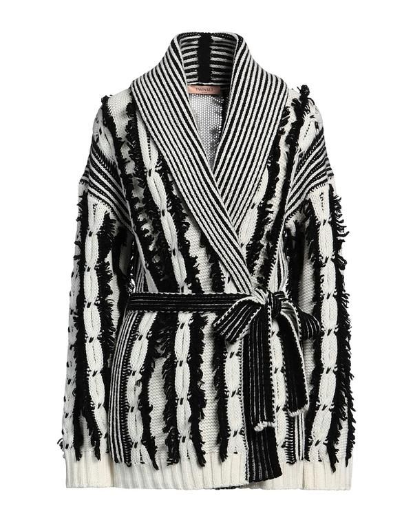 ツインセット レディース アウター カーディガン TWINSET White ホワイト