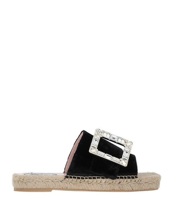 ロジェ・ヴィヴィエ レディース シューズ スリッポン・ローファー エスパドリーユ ROGER VIVIER Black ブラック