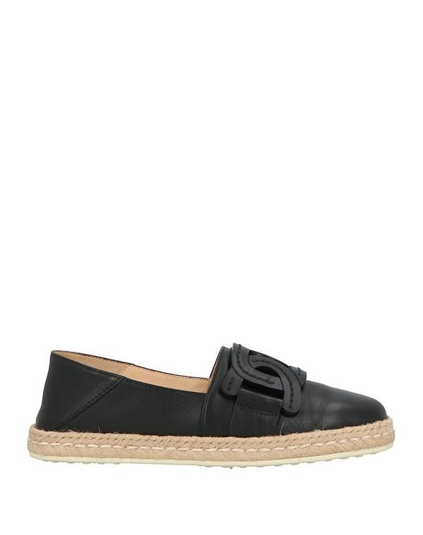 トッズ レディース シューズ スリッポン・ローファー エスパドリーユ TODS Black ブラック