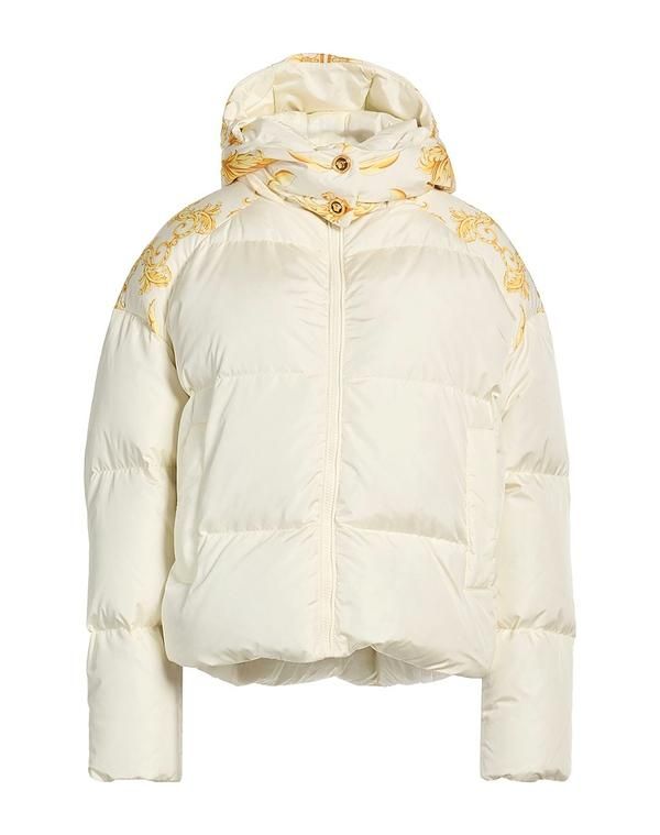 ヴェルサーチ レディース アウター ジャケット・ブルゾン パファージャケット VERSACE Ivory アイボリー