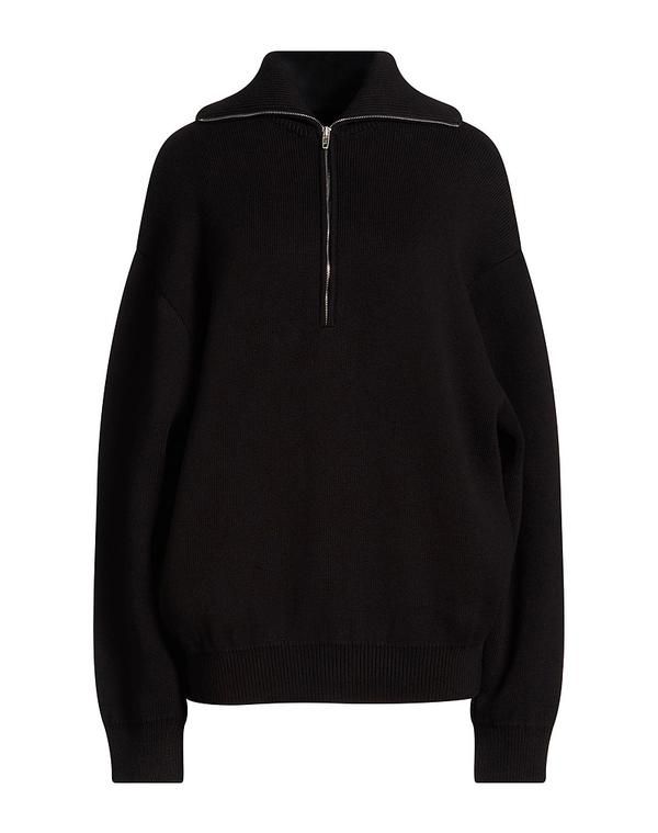 バレンシアガ レディース アウター カーディガン ファスナー付きニット BALENCIAGA Black ブラック