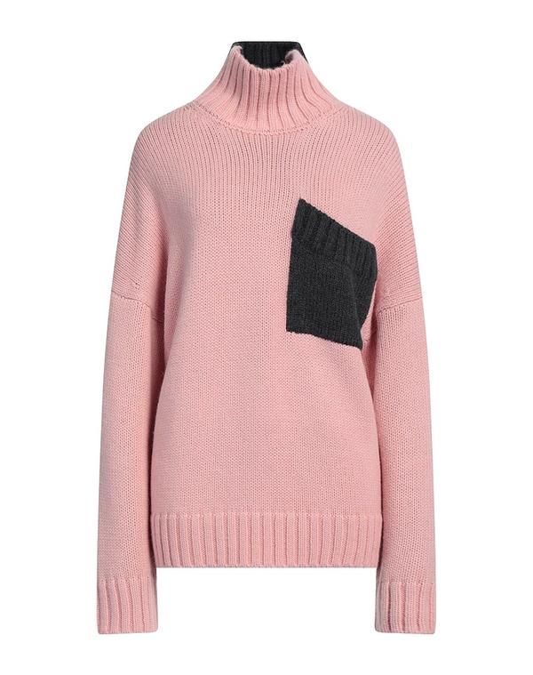 JWアンダーソン レディース アウター ニット・セータートルネック JW ANDERSON Pink ピンク
