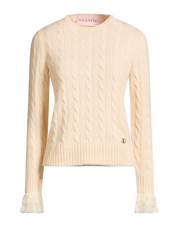 ヴァレンティノ レディース アウター カーディガン カシミヤニット VALENTINO GARAVANI Off White オフホワイト