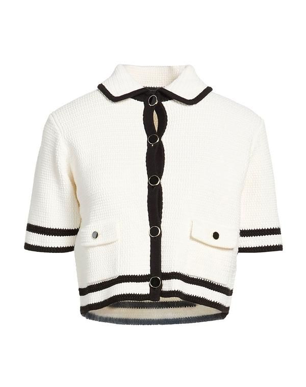 ニナリッチ レディース アウター カーディガン NINA RICCI White ホワイト