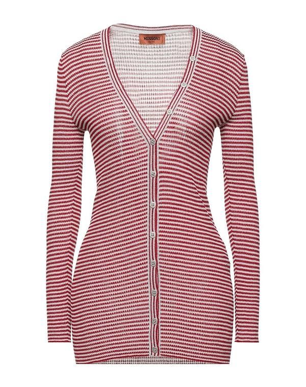 ミッソーニ レディース アウター カーディガン MISSONI Red レッド