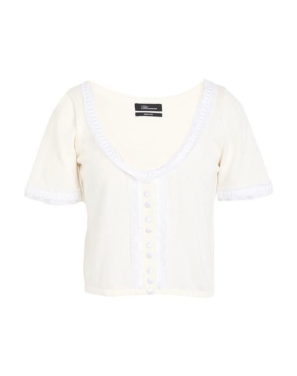 ブルマリン レディース アウター カーディガン BLUMARINE White