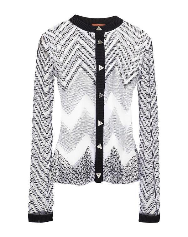 ミッソーニ レディース アウター カーディガン MISSONI Black ブラック