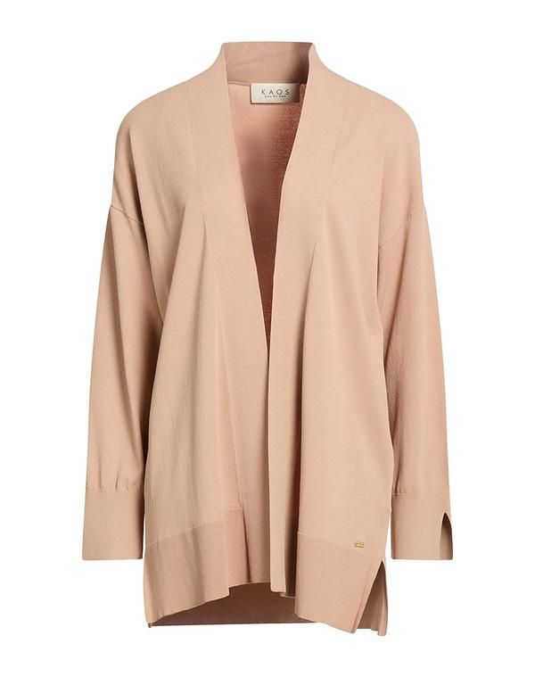 カオス レディース アウター カーディガン KAOS Light Brown ブラウン