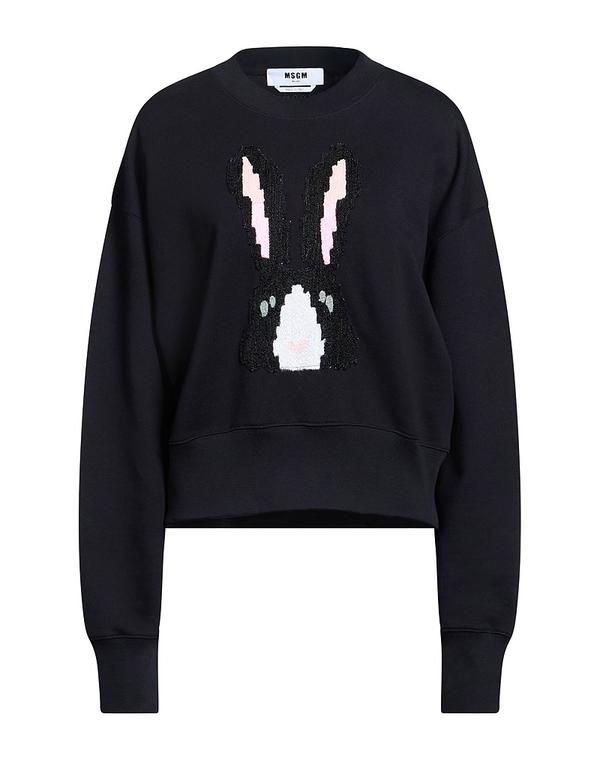 エムエスジイエム レディース アウター パーカー・スウェット MSGM Black ブラック