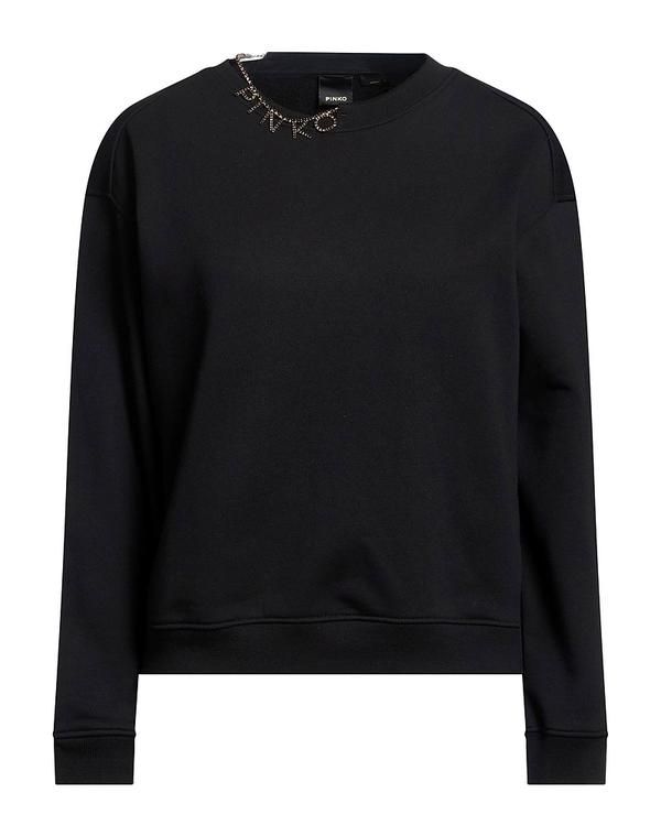 ピンコ レディース アウター パーカー・スウェット PINKO Black ブラック