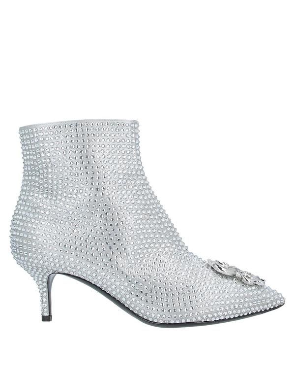 モスキーノ レディース シューズ ブーツ・レインブーツ ショートブーツ MOSCHINO Light Gray グレー