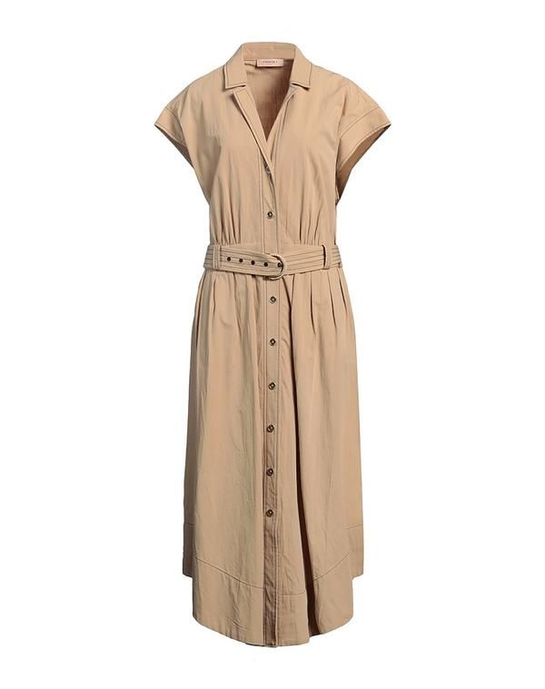 ツインセット レディース トップス ワンピース シュミーズドレス TWINSET Khaki カーキ
