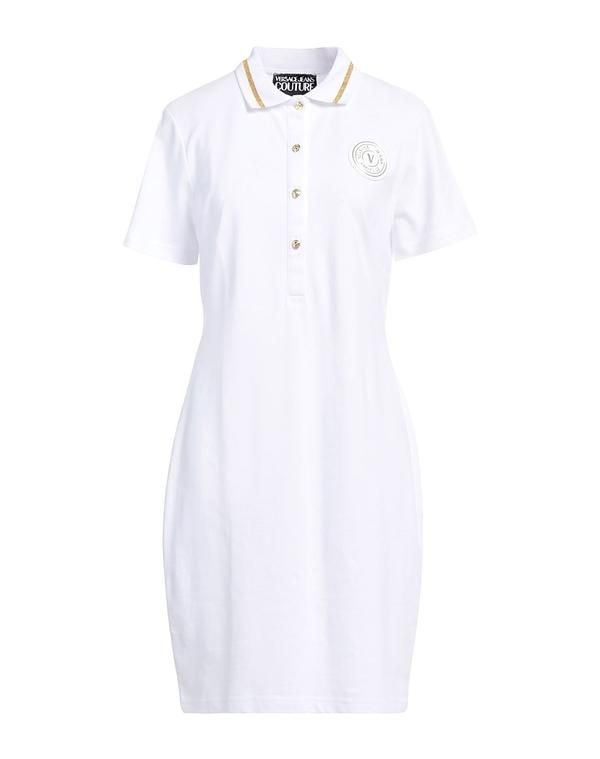 ヴェルサーチ レディース トップス ワンピース サマードレス VERSACE JEANS COUTURE White ホワイト