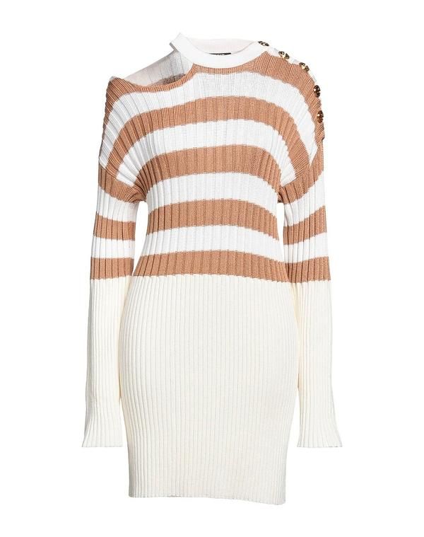 バルマン レディース トップス ワンピース チューブドレス BALMAIN Ivory アイボリー