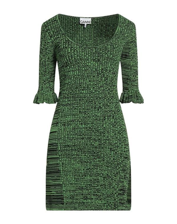 ガニー レディース トップス ワンピース サマードレス GANNI Green グリーン
