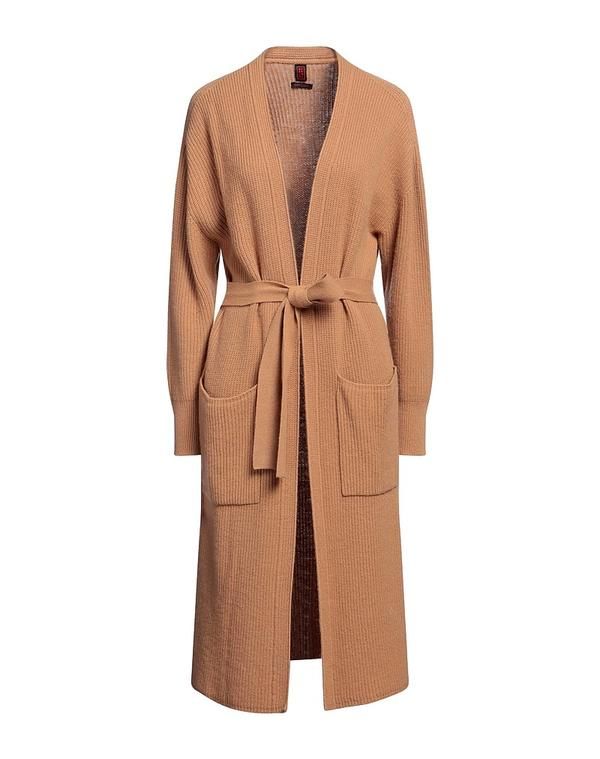 ステファネル レディース アウター カーディガン STEFANEL Camel キャメル
