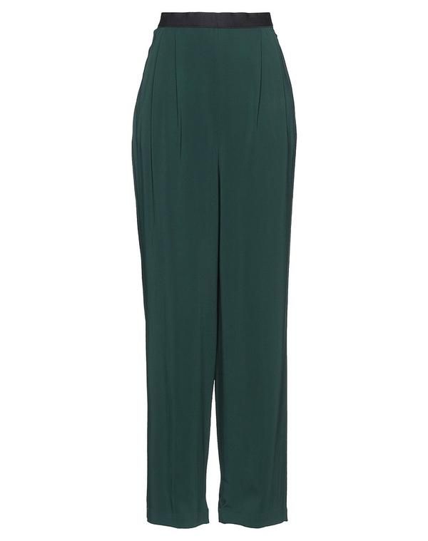 リビアナコンティ レディース ボトムス カジュアルパンツ ワイドパンツ LIVIANA CONTI Dark Green グリーン