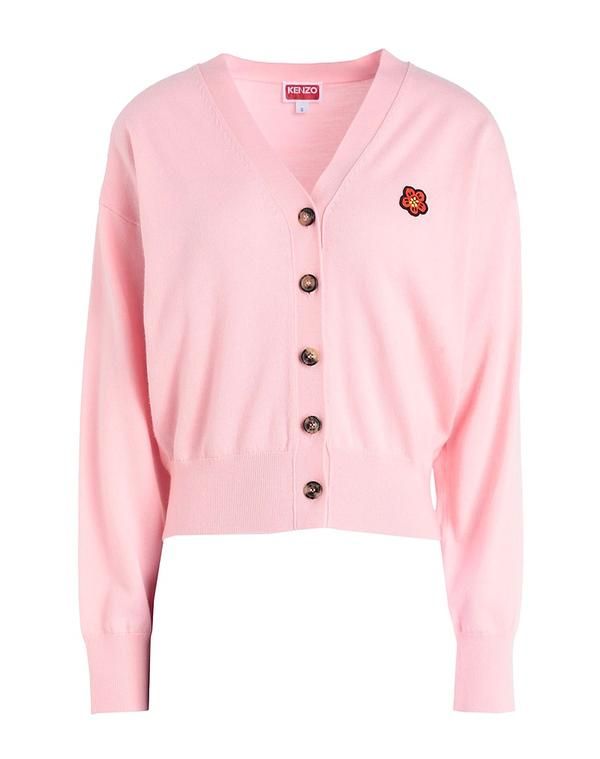 ケンゾー レディース アウター カーディガン KENZO Pink ピンク