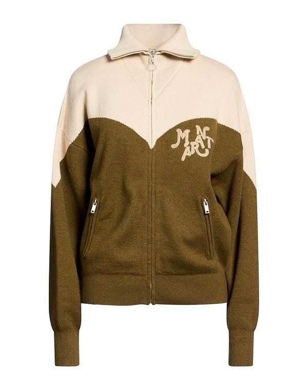 イザベル マラン レディース アウター カーディガン ファスナー付きニット ISABEL MARANT Khaki カーキ