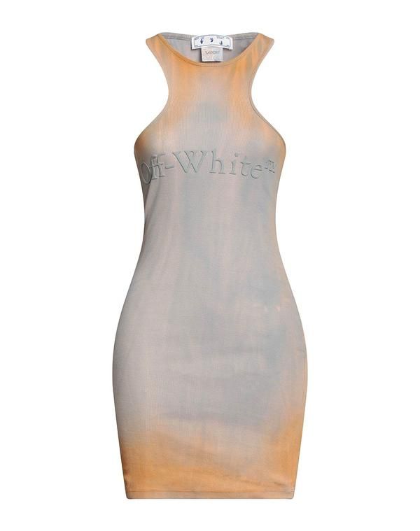 オフホワイト レディース トップス ワンピース サマードレス OFFWHITE Light Gray グレー