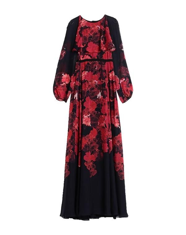 ジャンバティスタ ヴァリ レディース トップス ワンピース シルクドレス GIAMBATTISTA VALLI Black ブラック
