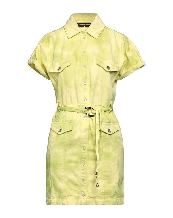 パトリツィア ペペ レディース トップス ワンピース デニムドレス PATRIZIA PEPE Lime Green ライム