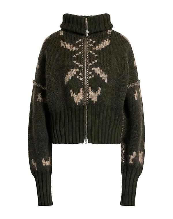 アッシュ レディース アウター カーディガン HACHE Dark Green グリーン