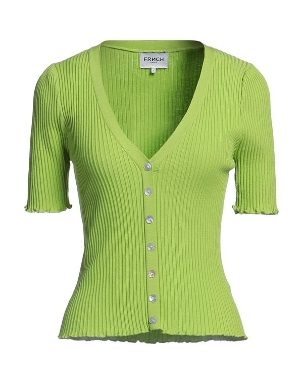 フレンチ レディース アウター カーディガン FRNCH Lime Green ライム