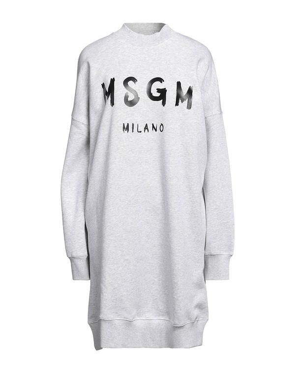 エムエスジイエム レディース トップス ワンピース MSGM Light Gray グレー
