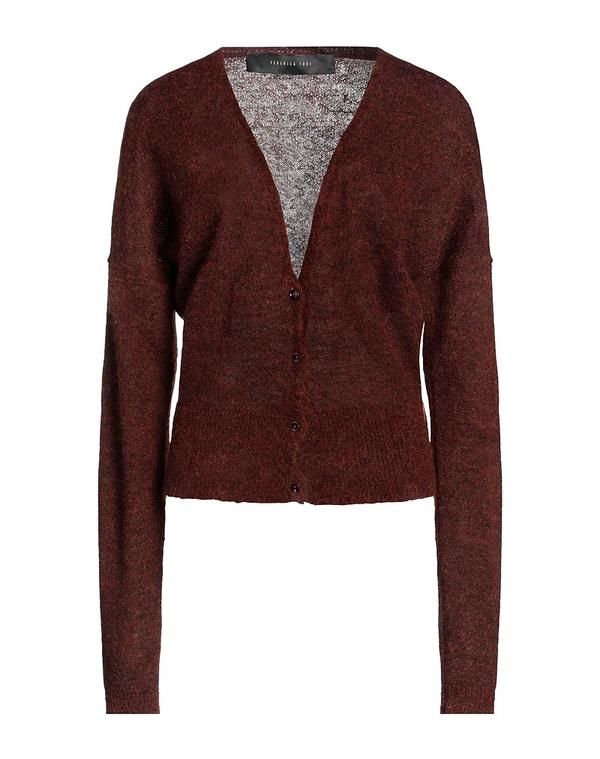 フェデリカ トシ レディース アウター カーディガン FEDERICA TOSI Dark Brown ブラウン 19,860円
