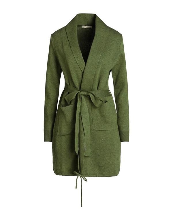 カシミアカンパニー レディース アウター カーディガン CASHMERE COMPANY Military Green グリーン
