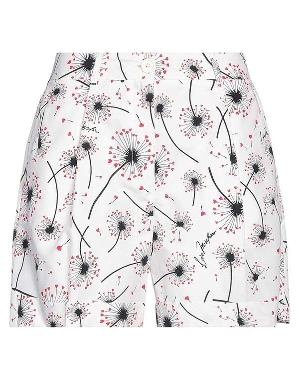 ラブ モスキーノ レディース ボトムス ハーフパンツ・ショーツ ショートパンツバミューダパンツ LOVE MOSCHINO White ホワイト