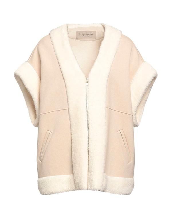 ディー・エクステリア レディース アウター カーディガン ファスナー付きニット DEXTERIOR Beige ベージュ