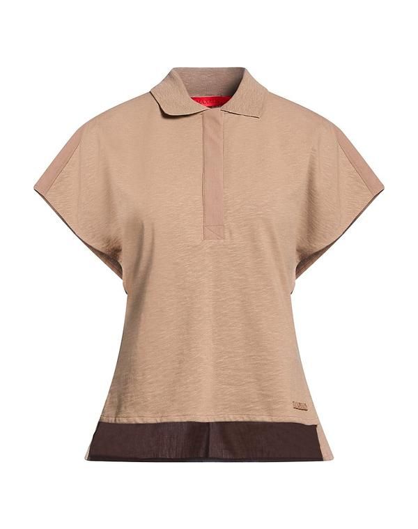 マックスアンドコー レディース トップス ポロシャツ MAXCo Light Brown ブラウン