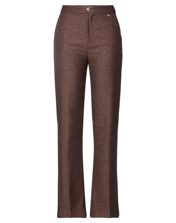 マイツインツインセット レディース ボトムス カジュアルパンツ MY TWINSET Chocolate Brown ブラウン