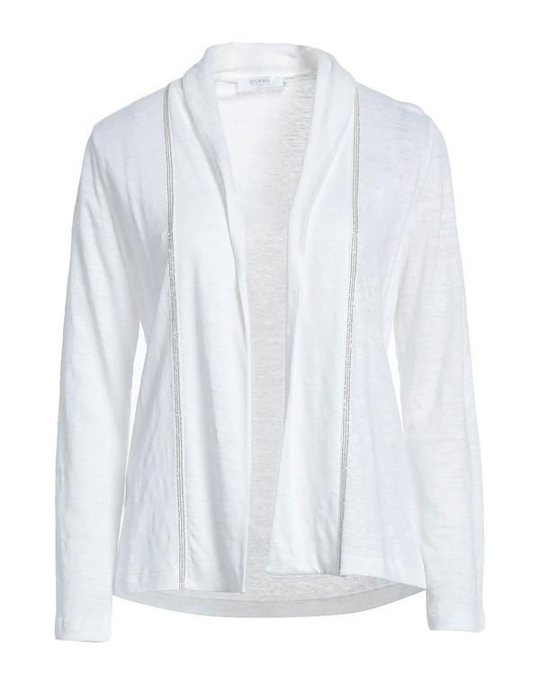 バルバナポリ レディース アウター カーディガン BARBA Napoli Off White オフホワイト
