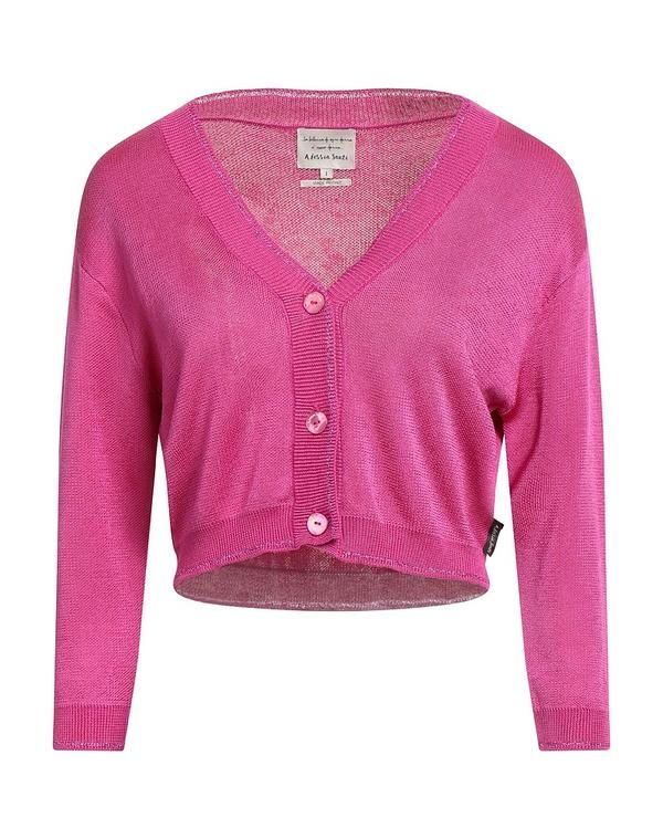 アレッシアサンティ レディース アウター カーディガン ALESSIA SANTI Fuchsia フューシャ
