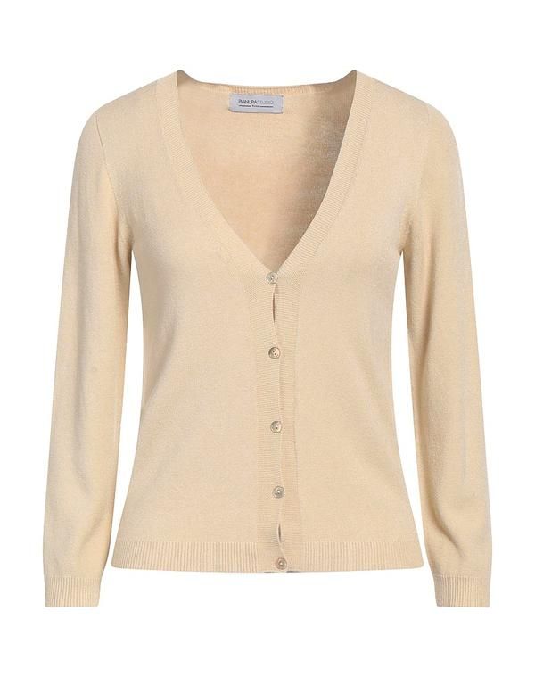 ピアヌラストゥーディオ レディース アウター カーディガン PIANURASTUDIO Beige ベージュ